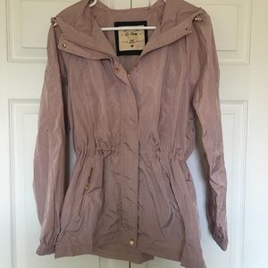 Ci Sono pink rain jacket